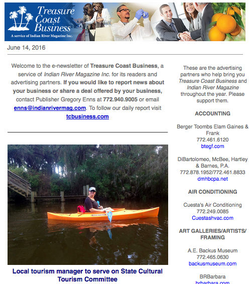 treasure coast business newsletters